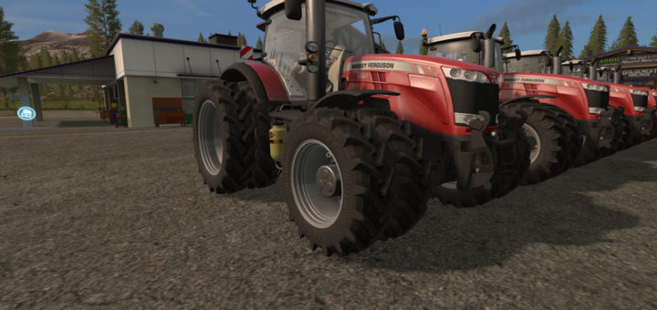 Мод трактор Massey Ferguson 8700 Series v 1.0.0.0 Farming Simulator 2017