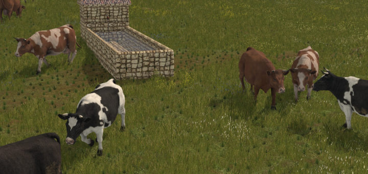 Мод Placeable Fountain Farming Simulator 2017