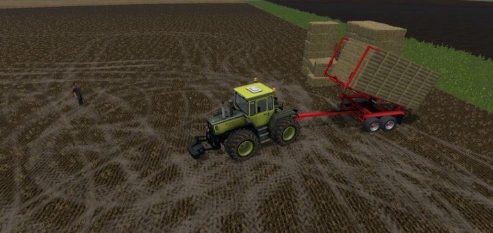 Мод прицеп PROAG AUTOALIGN BALERUNNER 16K V3.17 Farming Simulator 17