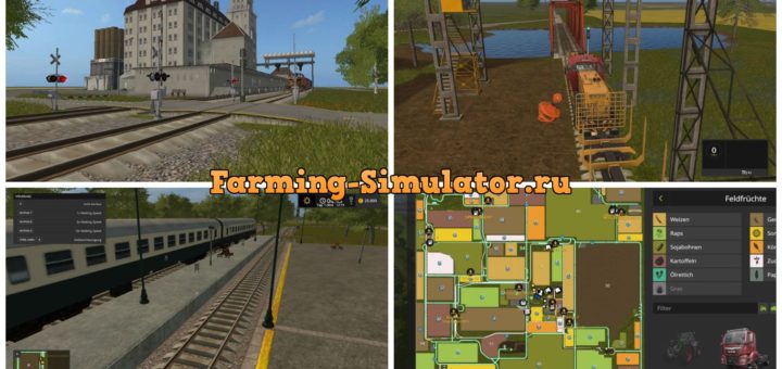 Мод карта Saxony v 2.3 Multifruit RUS FS17