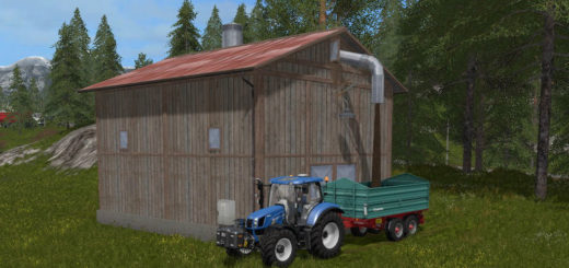 Мод Woodchip Storage Placeable v 1.0 Farming Simulator 2017