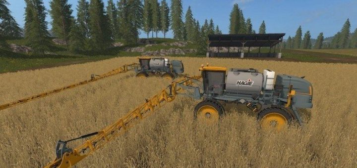 Мод опрыскиватель Hagie STS 16 v 1.1 Farming Simulator 17