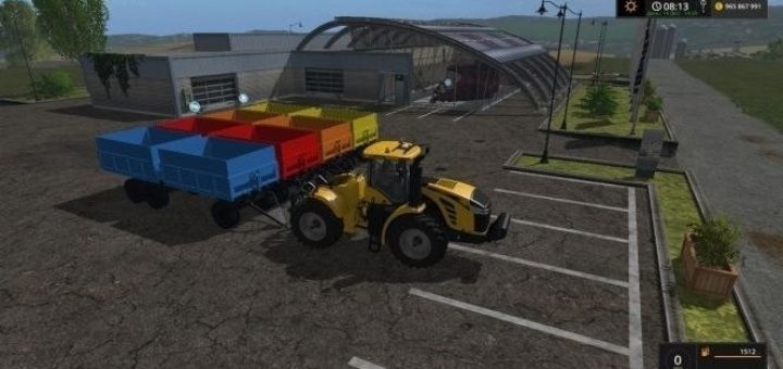 Мод прицеп ПТС 12 v 3.0 Color Фарминг Симулятор 2017