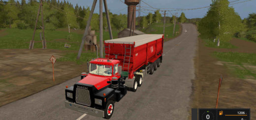 Мод тягач Mack R600 1977 Farming Simulator 2017