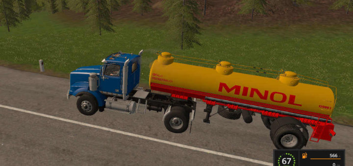 Мод прицеп HLS 100.45 Minolauflieger V 1.0 FS17