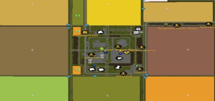 Мод карта SOUTH QUEBEC V1.0 Farming Simulator 17