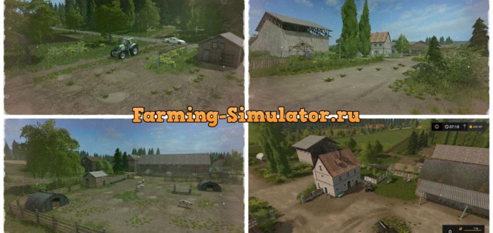 Мод карта Three Star Hof v2.0 Dreiste Hof plus FS17