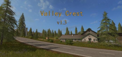 Мод карта Valley Crest 1 V 1.3 Farming Simulator 2017