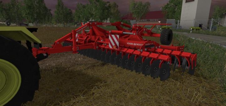 Мод культиватор Vogel Noot Terra Disc 600 v 1.0 FS17