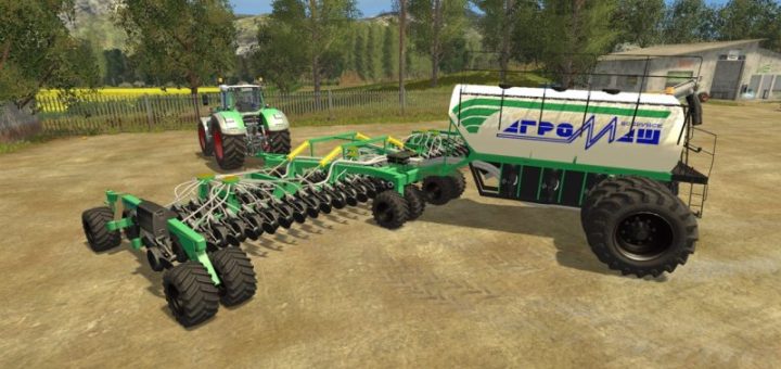 Мод сеялка AGROMASH IAD15 V1.0 Фермер Симулятор 2017