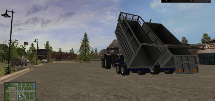 Мод прицепы Alum Silage Trail v 1.0 Farming Simulator 17