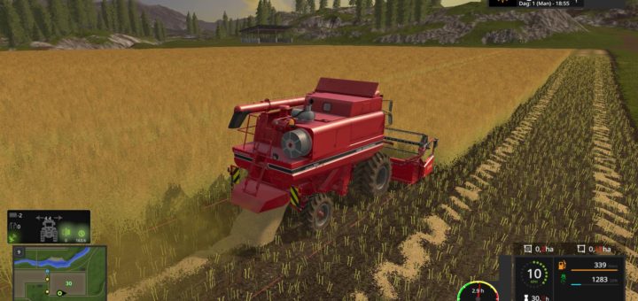Мод скрипт CANOLA STRAW V0.5 FS17