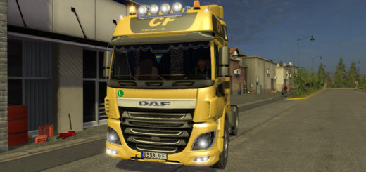 Мод тягач DAF CF 95 v1.0 Farming Simulator 17