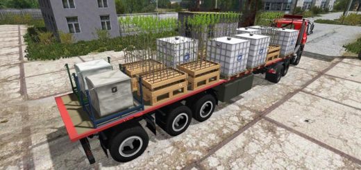 Мод Flatbed UAL v 1.0 Farming Simulator 17