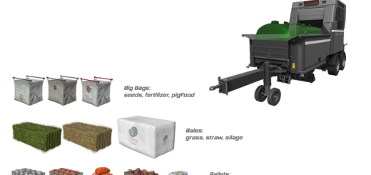 Мод Fliegl Pallet Filling System + PALLETS SALE STATION v 1.0.0.5 FS17