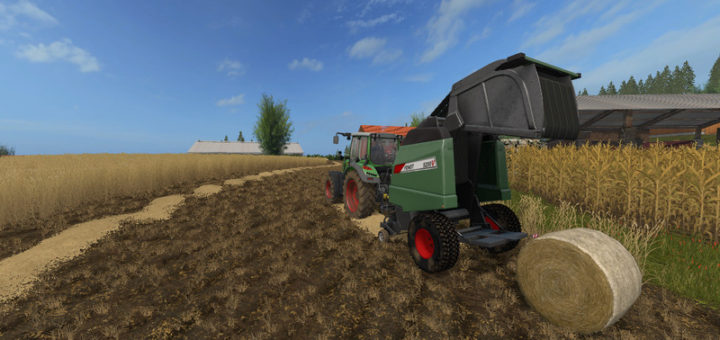Мод тюкопресс FendtV5200 V1.0.0.3 Farming Simulator 17