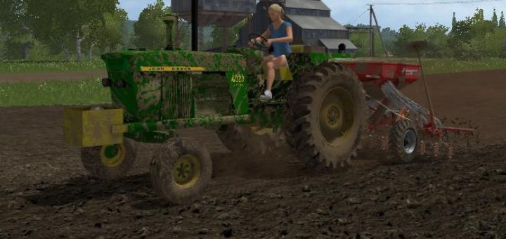 Мод трактор John Deere 4020 Diesel v 1.0 Farming Simulator 17