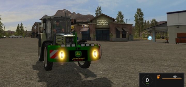 Мод противовес John Deere Weight v1.0 Farming Simulator 2017