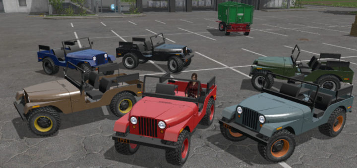 Мод авто Jeep 1972 V 1.0 Farming Simulator 2017