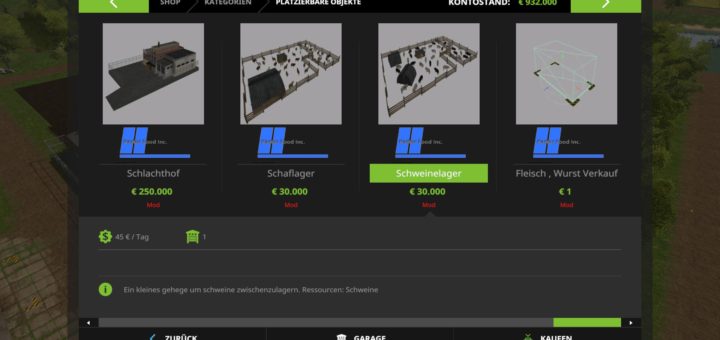 Мод производство Kastor Food Inc. Tier Weiterverarbeitungs Pack RUS v 1.0 Farming Simulator 17