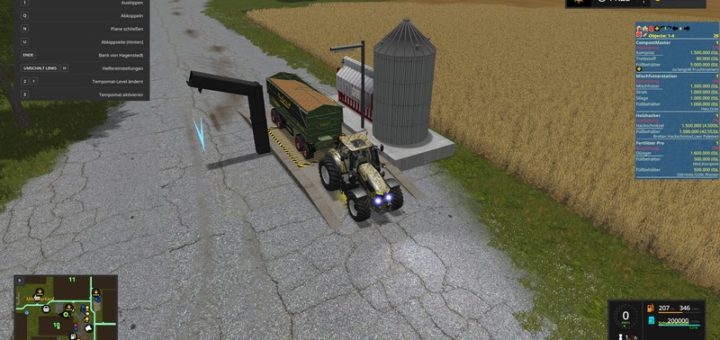 Мод хранилище Multi interim storage V 2.0 Farming Simulator 2017