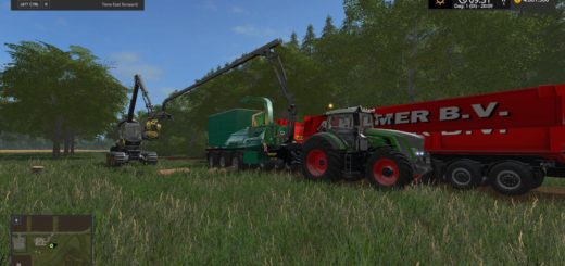 Мод щеподробилки NLD Woodchipper Beta v 1.0 Farming Simulator 17