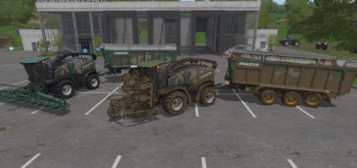Мод ПАК NewHolland Forage Pack v2.5 Fixed Farming Simulator 2017