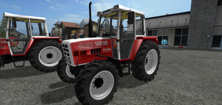 Мод трактора STEYR 8080 8090 SK2 V2.0 Farming Simulator 17