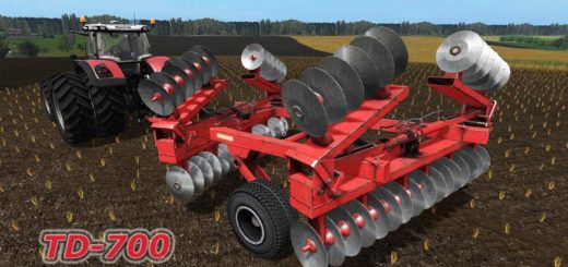 Мод культиватор Rostselmash TD 700 v1.6 Farming Simulator 17
