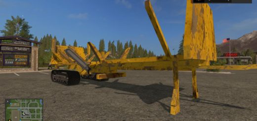 Мод прицеп Wood Slasher Tracked v 1.2 Farming Simulator 2017