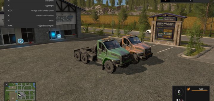 Мод тягач УРАЛ NEXT FOREST V1.0 Фарминг Симулятор 2017
