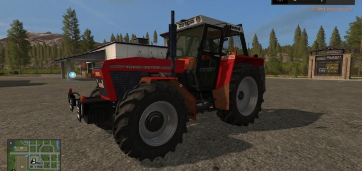 Мод трактор ZETOR 16145 V3.0 Farming Simulator 2017