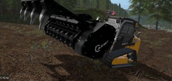 Мод корчеватель AHWIFM700 STUMP GRINDER V1.0 Farming Simulator 17