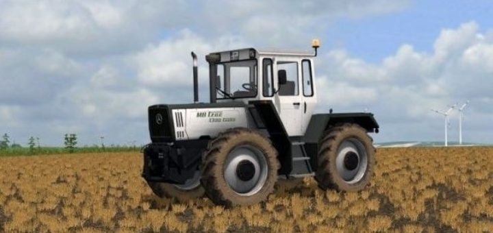 Мод трактор MB trac 1000 serie silver v 1.0 Farming Simulator 17