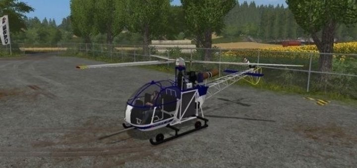Мод вертолет Robin DR 400 v 1.0 Farming Simulator 17