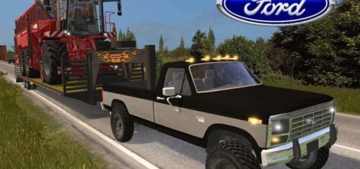 Мод авто Ford F250 XLT Farming Simulator 17