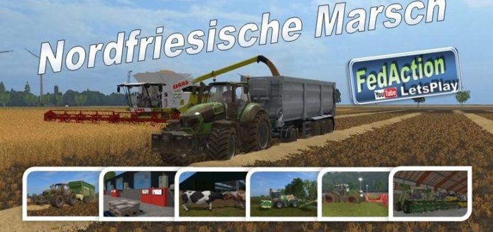 Мод карта FRISIAN MARCH V2.4 WITHOUT TRENCHES FS17