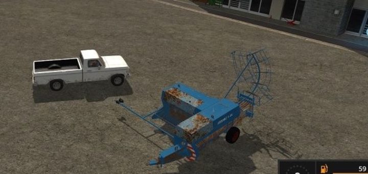 Мод тюкопресс Progress K 454 Small Baler v 1.0 FS17