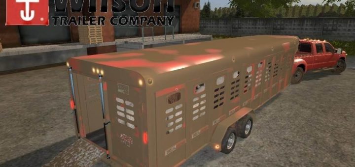 Мод прицеп Wilson Ranch Hand v1.1 Farming Simulator 17