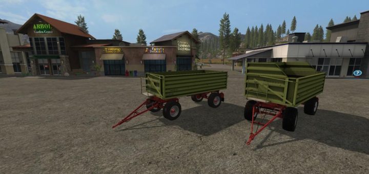 Мод прицеп HW80 CONOW V1.0.0.0 Farming Simulator 2017