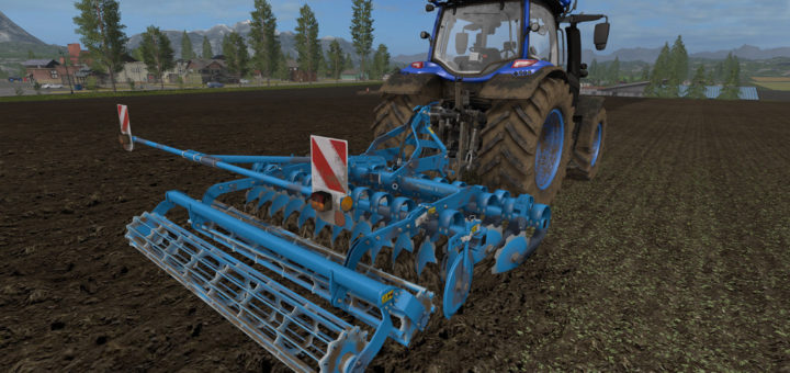 Мод культиватор Lemken Heliodor 9 S v 2.5.6 Farming Simulator 17