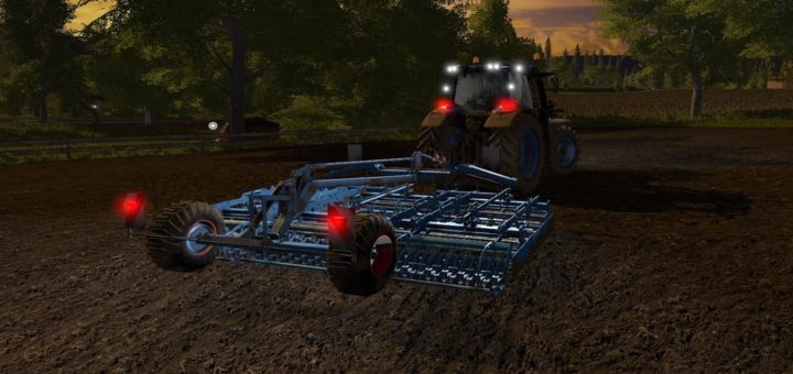 Мод культиватор Lemken Kompaktor K v 2.5.6 Farming Simulator 2017