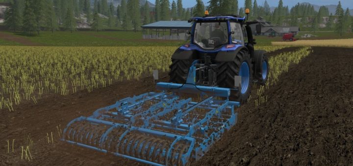 Мод культиватор Lemken Kompaktor S v2.5.6 Farming Simulator 2017