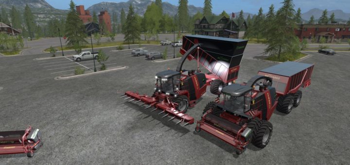 Мод комбайн KRONE BIG X CARGO V1.0 Farming Simulator 2017