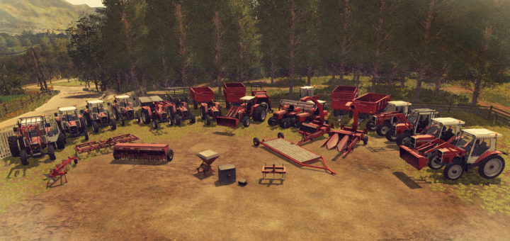 Мод ПАК MF OLD GENERATION 1970-1990 V1.0.0.0 Farming Simulator 17
