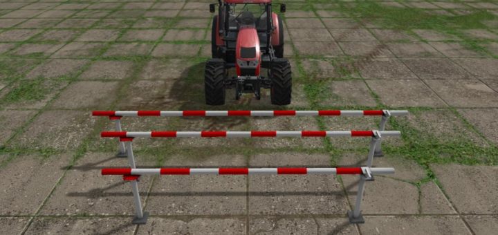Мод ROAD BARRIER V1.0.0.0 Farming Simulator 2017