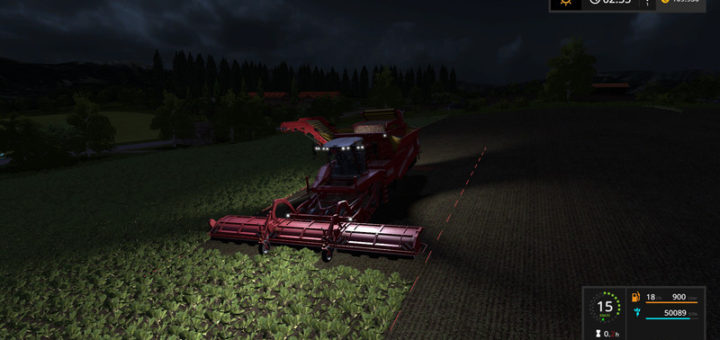 Мод комбайн TECTRON 415 V3.0 Farming Simulator 17