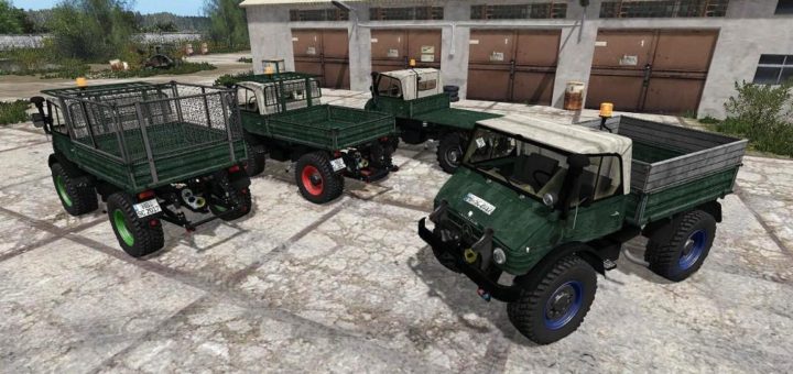 Мод грузовик UNIMOG 406 CABRIO V2.1 Farming Simulator 17