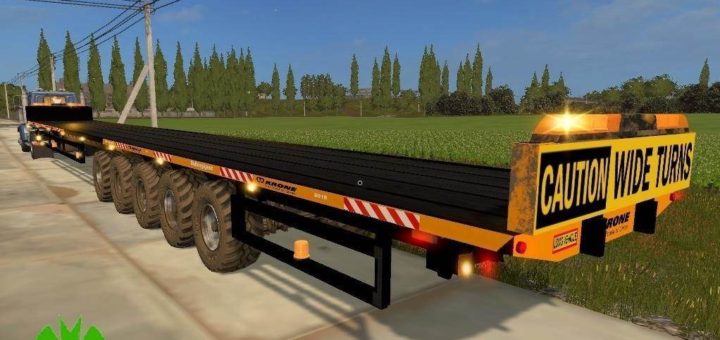 Мод Krone Gigant Trailer v2.0 FS17