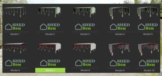 Мод Placeable Shelter pack v 1.0 Farming Simulator 2017